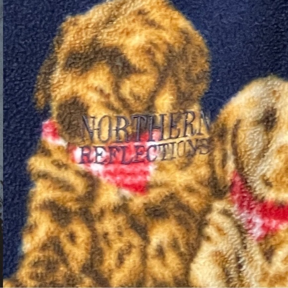 Northern Reflections Golden Retriever Puppy Plush Fleece Coat Size Small - Picture 4 of 9